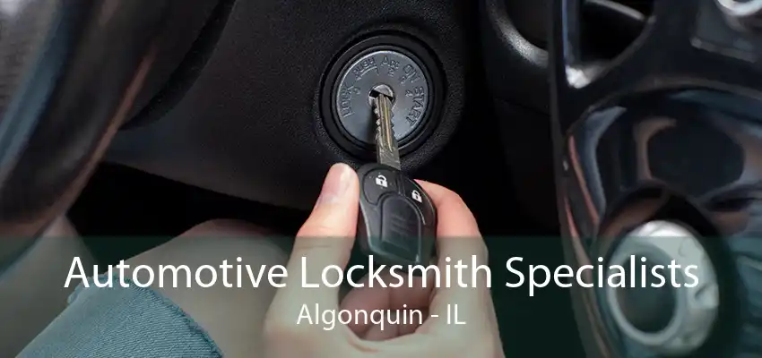 Automotive Locksmith Specialists Algonquin - IL