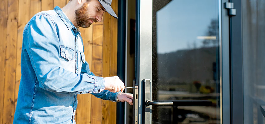 Frameless Glass Storefront Door Locks Replacement in Algonquin, IL