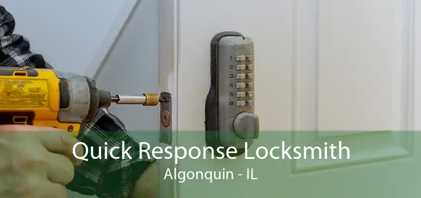 Quick Response Locksmith Algonquin - IL